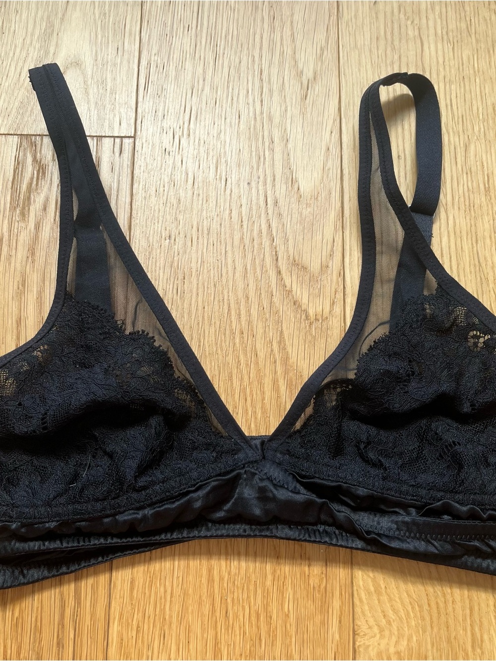 Black Charlotte Bralette Fleur du Mal